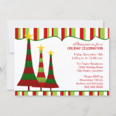 Colorful Red Green-kerstfeest Kaart (Voorkant)