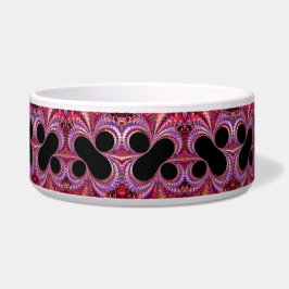 Colorful Red Paars Black Percent Sign Fractal Voerbakje