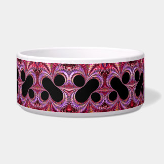 Colorful Red Paars Black Percent Sign Fractal Voerbakje