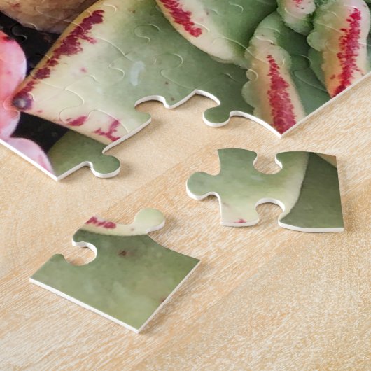 Colorful Red Succulent MixPuzzle Legpuzzel (Zijkant)