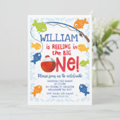 Colorful Reeling in the Big one Birthday Kaart (Staand voorkant)