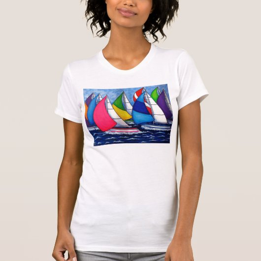 Colorful Regatta Women's T-shirt (Voorkant)