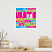 Colorful Rehabilitation Poster (Keuken)