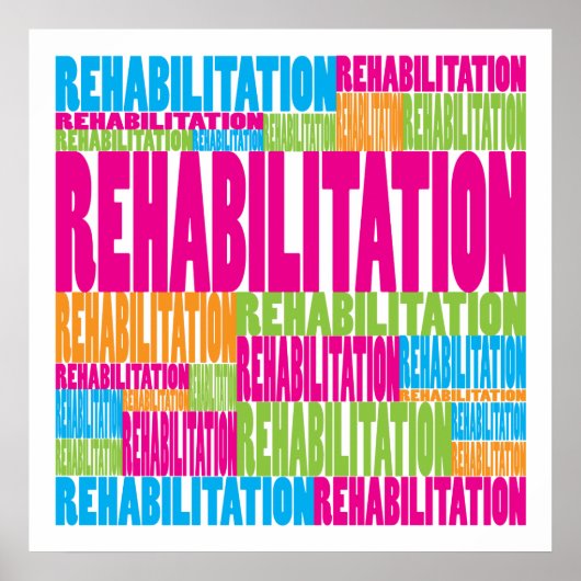 Colorful Rehabilitation Poster (Voorkant)