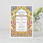 Colorful Rehearsal Dinner Invitations Kaart (Staand voorkant)