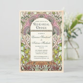 Colorful  Rehearsal Dinner Invitations Kaart (Staand voorkant)