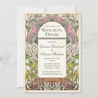 Colorful  Rehearsal Dinner Invitations Kaart