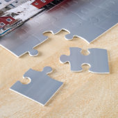 Colorful Reine Vist het dorp Artic Travel Legpuzzel (Zijkant)