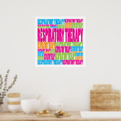 Colorful Respiratory Therapy Poster (Keuken)
