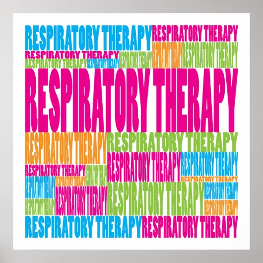 Colorful Respiratory Therapy Poster (Voorkant)