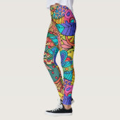 Colorful Retro 1960, Psycholdelic Leggings (Links)