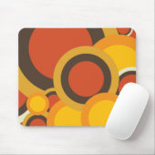 Colorful Retro Abstracte Muismat (Met muis)