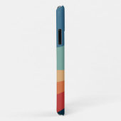 Colorful retro cirkels design Case-Mate iPhone case (Achterkant/rechts)