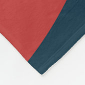 Colorful retro cirkels design fleece deken (Hoek)