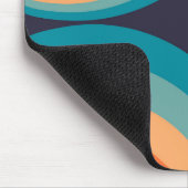 Colorful retro cirkels design muismat (Hoek)