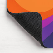Colorful retro cirkels design muismat (Hoek)
