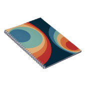 Colorful retro cirkels design notitieboek (Rechterzijde)