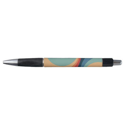 Colorful retro cirkels design pen (Voorkant)