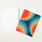Colorful retro cirkels design planner (Display)