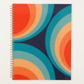 Colorful retro cirkels design planner (Voorkant)