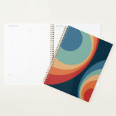 Colorful retro cirkels design planner (Display)