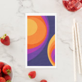 Colorful retro cirkels design servet (Insitu)