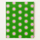 Colorful Retro Coach Camper en Fun Mod Flowers Planner (Achterkant)