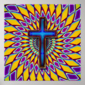 COLORFUL RETRO CROSS POSTER (Voorkant)