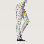 Colorful Retro Disco Pattern Leggings (Rechts)