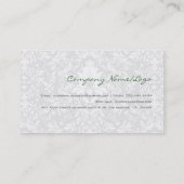 Colorful Retro Floral Elephant Visitekaartje (Achterkant)