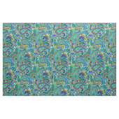 Colorful Retro Floral Paisley Pattern Stof (Yard (91,4 cm))