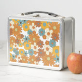 Colorful Retro Flower Pattern (In situ)