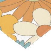 Colorful Retro Flower Pattern Tafelkleed (Gekanteld)
