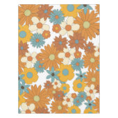Colorful Retro Flower Pattern Tafelkleed (Voorkant)