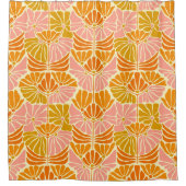 Colorful Retro Flowers Douchegordijn (Voorkant)