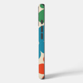 Colorful Retro Flowers Patroon Case-Mate iPhone Case (Achterkant / Links)