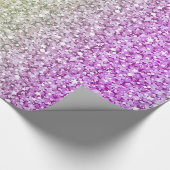 Colorful Retro Glitter Patroon Cadeaupapier (Hoek)