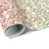 Colorful Retro Glitter Patroon Cadeaupapier (Rol Hoek)