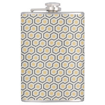 Colorful Retro Honeycomb Grid Patroon