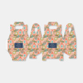 Colorful Retro Kerstfeestdag Ornament Bedankdoosjes (Uitgevouwen)