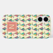 Colorful Retro Kite Patroon Case-Mate iPhone Case (Achterkant (horizontaal))