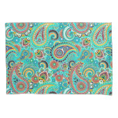 Colorful Retro Paisley Kussensloop (Voorkant)
