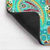 Colorful Retro Paisley Muismat (Hoek)