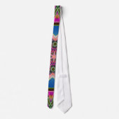 COLORFUL RETRO STYLE NECKTIE STROPDAS (Achterkant)