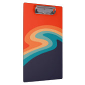 Colorful retro style swirl design klembord (Rechts)