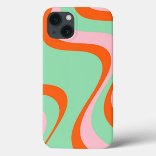 Colorful Retro Swirl Groovy Y2K Patroon Case-Mate iPhone Case