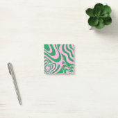Colorful Retro Swirl Groovy Y2K Patroon Post-it® Notes (Kantoor)