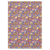 Colorful Retro Tablecloth Groovy Pastel Accent Tafelkleed (Voorkant)