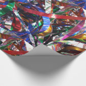 Colorful Ribbons Cadeaupapier (Hoek)