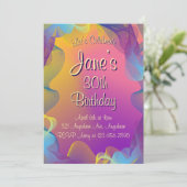 Colorful Ribbons Kaart (Staand voorkant)